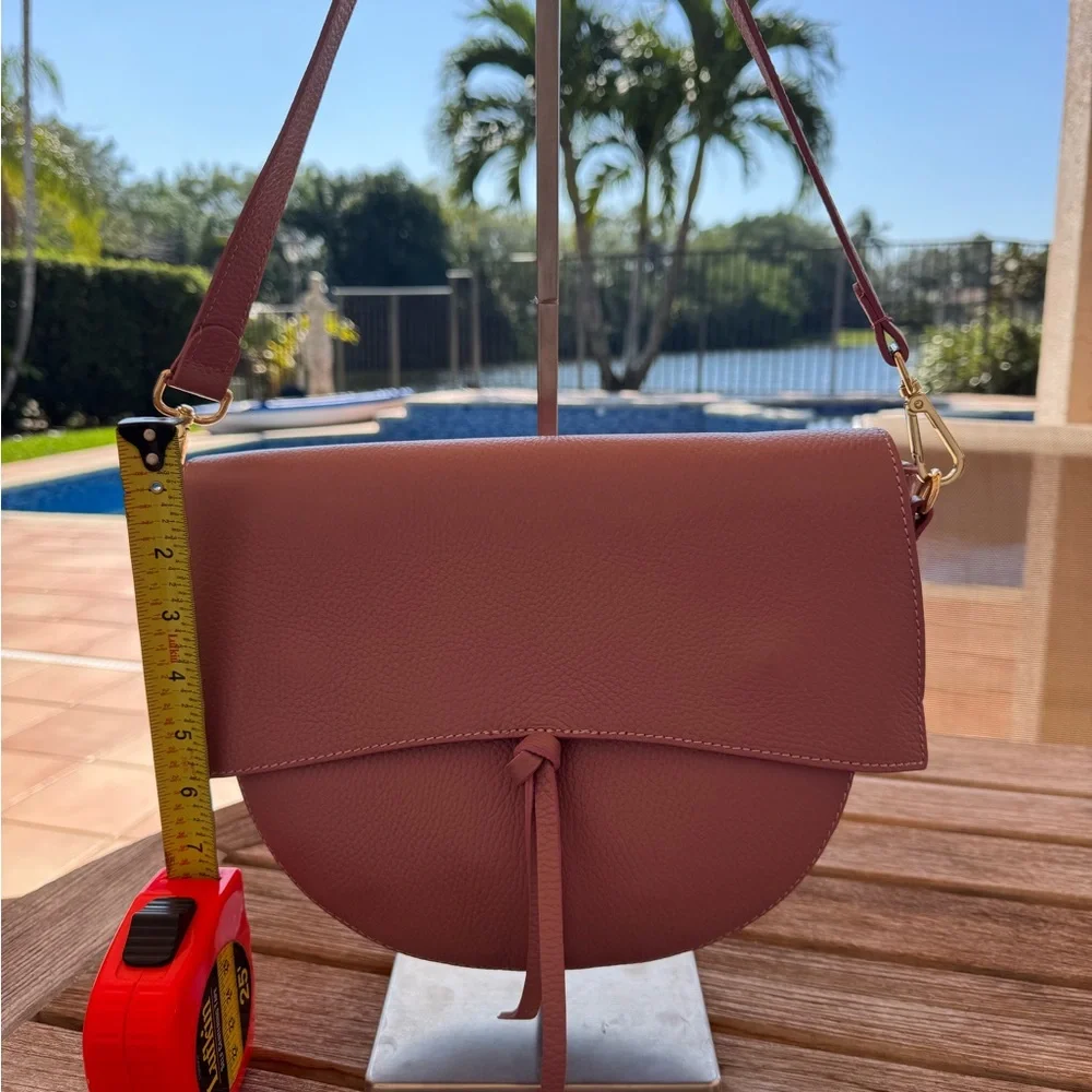 Elegant Real Italian Leather Shoulder Bags